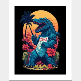 Retro Godzilla Posters and Art